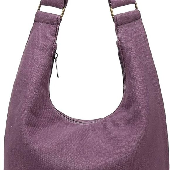 Women Hippie Crossbody Bag - Top Zip Large Capacity Canvas Sling Bag - Jacquard - Picture 1 of 9